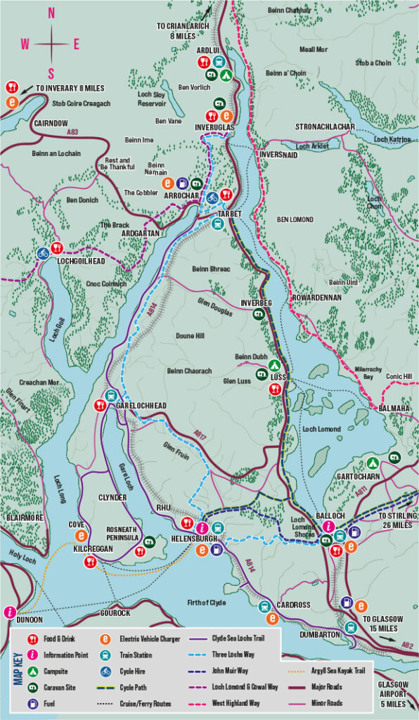 Gateway to Argyll base print map